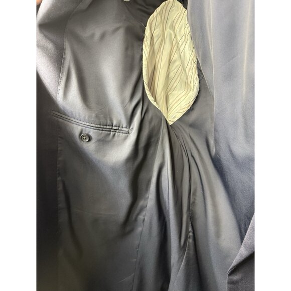 Lauren Ralph Lauren 42R Navy Wool Blazer Gold Button Sport Coat Classic Fit - Picture 10 of 15